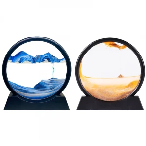 3D QUICKSAND DMR-4539 ( 7" & 17.5CM ) ( SULU CAM ) KUM SAATİ ( AYNA MODELİ )*40