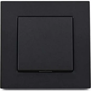 ATOM ( SİYAH ) TEKLİ ANAHTAR PRİZ*12X10