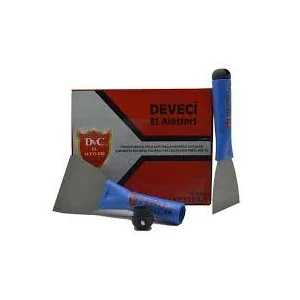 DEVECİ DVC-74211 ( NO-8 & 80MM ) ( KAPAKLI ) ( SAPTAK ) METAL SPATULA & PLASTİK SAPLI 12X12