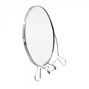 FASHION MIRROR YAKUT-11310 ( 8" ) ( OVAL ) METAL ÇERÇEVE ÇİFT YÖNLÜ MAKYAJ AYNASI*12X6