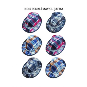 FOTER NO-5 RENKLİ MAYKIL ŞAPKA*600