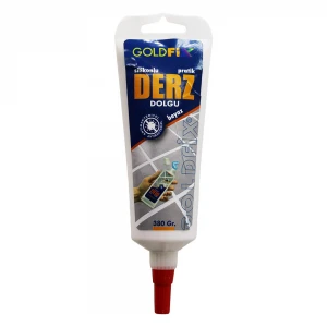 GOLDFİX ( BEYAZ ) SİLİKONLU PRATİK DERZ DOLGUSU 380GR*16=K