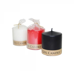 GÜL CANDLE ( 7X7 & KÜÇÜK ) ( RENKLİ ) SİLİNDİR MUM*20=K