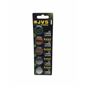 JVS CR2032 3V PARA PİLİ 5Lİ KART*400