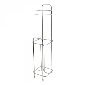 LALEZAR LZR-642 ( KARE ) ( METAL & KROM ) YEDEKLİ WC KAĞITLIK*12