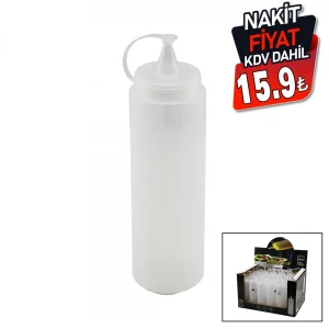 MASTERCHEF ( 700ML ) YAĞDANLIK & SOSLUK ( ŞEFFAF & PLASTİK ŞİŞE ) ( KETÇAP & MAYONEZ )*24=K