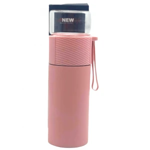 NEWLİFE CLKN-1691 ( SÜZGEÇLİ ) ( CAM KAPAKLI ) ( ÇELİK ) BİTKİ ÇAY TERMOSU 380ML*50