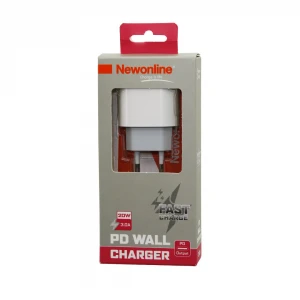 NEWONLİNE PD WALL CHARGER NW-SMS-HEAD2 ( 3.0A ) ( HIZLI ) ( TYPC-E ) EV ŞARJ BAŞLIK ( 20W )*200