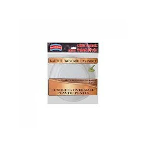 PRATİKON PR-1141 ( LÜX BÜYÜK & PLASTİK ) TABAK BEYAZ 6PCS*50=K