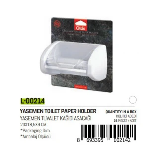 QLUX L-214 YASEMEN KAPAKLI WC KAĞITLIK*36