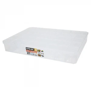 SUPER-BAG ASR-5077 ( MARS 40 BÖLMELİ ) ŞEFFAF ORGANİZER BOX*10