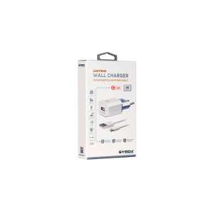 SYROX J46 ( İPHONE ) USB ( SET ) LIGHTNING 1.6A EV ŞARJ ALETİ*100