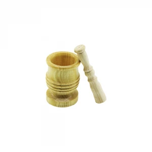 TARAKLI TRK-120 ( ORTA BOY ) LÜX AHŞAP HAVAN (SARIMSAK DÖVECEK) (Ç: 7.3CM--D: 6.5CM--Y: 10.5CM) (FİLELİ AMBALAJ)*100