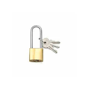 TUĞRA ÇELİK ( 50MM & SARI & UZUN ) ASMA KİLİT*6X20