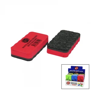 U-4  U4-1087 ( MIKNATISLI ) TAHTA SİLGİSİ ( RENKLİ EVA SÜNGER TUTACAK )*12X40