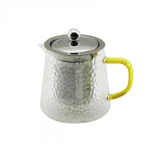 YAKUT-9972 ( YUVARLAK KABARTMALI & BOROSİLİKAT ) CAM DEMLİK 550ML*48