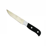 ARSHIA-474 ( 5" & ORTA BOY ) ( KEMİK SIRTLI & SİYAH BEYAZ SAPLI ) SEBZE & EKMEK BIÇAK (BRKT-584123)*12X40