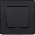 ATOM ( SİYAH ) TEKLİ ANAHTAR PRİZ*12X10