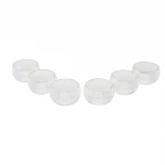 BAYSA-1261 ( 6PCS ) ( DÜZ CAM ) ÇİFT CİDARLI LOKUMLUK & SOSLUK ( 50 ML )*30