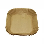 BELLHOWELL DMR-4154-4541 ( 50PCS & TABAK MODELİ ) ( KARE TABAN:16CM X KENAR: 4.5CM ) AİR FRYER PİŞİRME KALIP (KAĞIT)*200