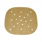 DMR-4032 AİR FRYER ( 50 PCS & DÜZ MODEL ) ( DELİKLİ & KARE OVAL KÖŞELİ & 20CM ) PİŞİRME KALIP ( KAĞIT )*200