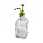 DMR-4948-4968 ( CAM ŞİŞE & ŞEFFAF ) SIVI SABUNLUK 500ML (POMPA & MUSLUK AYRIK MODEL BAŞLI)*48