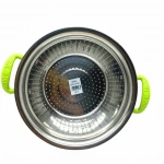ENFA RA-393 PLASTİK RENKLİ KULP METAL SEPET SÜZGEÇ 26CM.*60