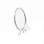 FASHION MIRROR YAKUT-11312 ( 6" ) ( OVAL ) METAL ÇERÇEVE ÇİFT YÖNLÜ MAKYAJ AYNASI*12X10