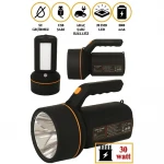 2İN1 ( 30W & 28SMD LED ) USB & OTO & ADAPTÖR ŞARJLI EL FENERİ PROJEKTÖR