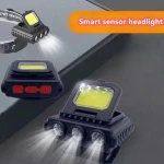 SENSÖRLÜ 3 LEDLİ KAFA LAMBASI FENER