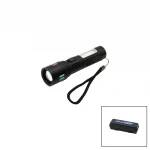 METAL GÖVDE 2IN1=ZOOM & RGB 9LED  EL FENERİ