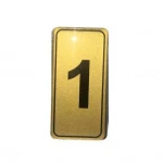 KAPI NUMARASI NO-1 SİLİKONLU YAPIŞKANLI*10X20