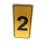 KAPI NUMARASI NO-2 SİLİKONLU YAPIŞKANLI*10X20