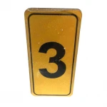 KAPI NUMARASI NO-3 SİLİKONLU YAPIŞKANLI*10X20