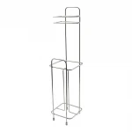 LALEZAR LZR-642 ( KARE ) ( METAL & KROM ) YEDEKLİ WC KAĞITLIK*12