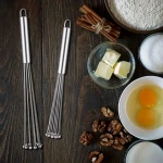 8'li Metal Top Uçlu Krom Saplı Çırpıcı