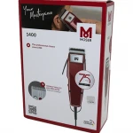 MOSER TYPE-1400 ( KIRMIZI KUTU ) ( SETLİ ) ( 4 TARAK & MAKAS ) ( ORJİNAL ) SAÇ KESME MAKİNESİ*6