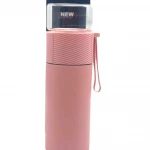 NEWLİFE CLKN-1691 ( SÜZGEÇLİ ) ( CAM KAPAKLI ) ( ÇELİK ) BİTKİ ÇAY TERMOSU 380ML*50