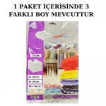 3'LÜ SET VAKUMLAMA POŞETİ