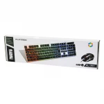 PLATOON PL-357 ( IŞIKLI ) ( USB KABLOLU ) OYUNCU KLAVYE & MOUSE ( SET )*20