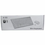 PLATOON PL-395 K-03 MİNİ BEYAZ WIRELESS KABLOSUZ KLAVYE MOUSE SET*30