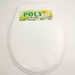 POLY ET-011 BEYAZ YUMUŞAK KLOZET KAPAK BÜYÜK PUF*17