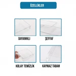 MİKA MODÜLER ÇEKMECE ORGANİZERİ( 15 X 15 X 5.5CM )