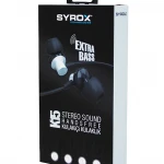 SYROX K15 EXTRA BASS KULAK İÇİ  MİKROFONLU KULAKLIK AUX GİRİŞLİ*100