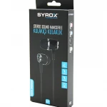 SYROX K17 STEREO SOUND KULAK İÇİ MİKROFONLU KULAKLIK AUX GİRİŞLİ*200