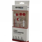 SYROX K7 STEREO SOUND MİKROFONLU KULAK İÇİ KULAKLIK AUX GİRİŞLİ*200