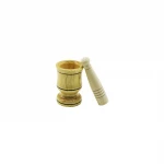 TARAKLI TRK-073 ( KÜÇÜK BOY ) AHŞAP HAVAN (SARIMSAK DÖVECEK) (Ç: 6CM--D: 4CM--Y: 8.8CM) (FİLELİ AMBALAJ)*200