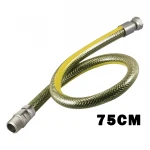 TURCONN ( 75CM ) ( DOĞALGAZ HORTUMU ) FLEX ÇELİK ÖRGÜLÜ*50