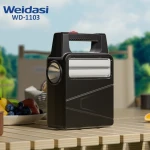SOLAR SEYYAR PANELLİ & FİŞ ŞARJLI  2İN1 ( DİKEY MODEL ) EL FENERİ