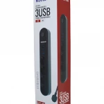 WINBOSS-3402 TERMAL AKIM KORUMALI ( 4LÜ PRİZ ) ( 3XUSB ) ( 2MT ) ANAHTARLI UZATMA KABLO SİYAH ( 10A & 2500W )*40
